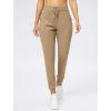 imageG Gradual Womens Joggers Pants with Zipper Pockets Stretch Tapered Athletic Joggers for Women Lounge Jogging WorkoutDark Khaki