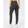 imageG Gradual Womens Joggers Pants with Zipper Pockets Stretch Tapered Athletic Joggers for Women Lounge Jogging WorkoutGreen Camo