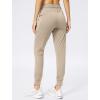 imageG Gradual Womens Joggers Pants with Zipper Pockets Stretch Tapered Athletic Joggers for Women Lounge Jogging WorkoutKhaki