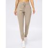 imageG Gradual Womens Joggers Pants with Zipper Pockets Stretch Tapered Athletic Joggers for Women Lounge Jogging WorkoutKhaki