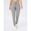 imageG Gradual Womens Joggers Pants with Zipper Pockets Stretch Tapered Athletic Joggers for Women Lounge Jogging WorkoutLight Grey