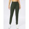 imageG Gradual Womens Joggers Pants with Zipper Pockets Stretch Tapered Athletic Joggers for Women Lounge Jogging WorkoutOlive Green