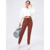 imageG Gradual Womens Joggers Pants with Zipper Pockets Stretch Tapered Athletic Joggers for Women Lounge Jogging WorkoutSavannah Red