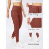 imageG Gradual Womens Joggers Pants with Zipper Pockets Stretch Tapered Athletic Joggers for Women Lounge Jogging WorkoutSavannah Red