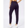 imageG Gradual Womens Joggers Pants with Zipper Pockets Stretch Tapered Athletic Joggers for Women Lounge Jogging WorkoutVintage Purple