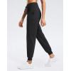 imageG Gradual Womens Joggers Zip Pockets Drawstring Gym Sweatpants High Waisted Tapered Pants for Workout Travel LoungeBlack