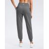 imageG Gradual Womens Joggers Zip Pockets Drawstring Gym Sweatpants High Waisted Tapered Pants for Workout Travel LoungeCharcoal