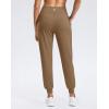 imageG Gradual Womens Joggers Zip Pockets Drawstring Gym Sweatpants High Waisted Tapered Pants for Workout Travel LoungeDark Khaki