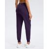 imageG Gradual Womens Joggers Zip Pockets Drawstring Gym Sweatpants High Waisted Tapered Pants for Workout Travel LoungeDeep Purple