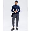 imageG Gradual Womens Joggers Zip Pockets Drawstring Gym Sweatpants High Waisted Tapered Pants for Workout Travel LoungeDusty Blue