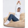 imageG Gradual Womens Joggers Zip Pockets Drawstring Gym Sweatpants High Waisted Tapered Pants for Workout Travel LoungeHaze Blue