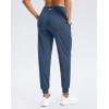 imageG Gradual Womens Joggers Zip Pockets Drawstring Gym Sweatpants High Waisted Tapered Pants for Workout Travel LoungeHaze Blue