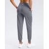 imageG Gradual Womens Joggers Zip Pockets Drawstring Gym Sweatpants High Waisted Tapered Pants for Workout Travel LoungeLight Grey