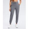 imageG Gradual Womens Joggers Zip Pockets Drawstring Gym Sweatpants High Waisted Tapered Pants for Workout Travel LoungeLight Grey