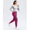 imageG Gradual Womens Joggers Zip Pockets Drawstring Gym Sweatpants High Waisted Tapered Pants for Workout Travel LoungeRose