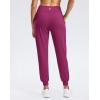 imageG Gradual Womens Joggers Zip Pockets Drawstring Gym Sweatpants High Waisted Tapered Pants for Workout Travel LoungeRose