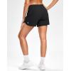 imageG Gradual Womens Running Shorts with Mesh Liner 3quot Workout Athletic Shorts for Women with Phone PocketsBlack