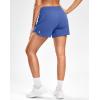 imageG Gradual Womens Running Shorts with Mesh Liner 3quot Workout Athletic Shorts for Women with Phone PocketsBlue