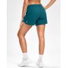 imageG Gradual Womens Running Shorts with Mesh Liner 3quot Workout Athletic Shorts for Women with Phone PocketsBorealis Green