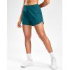 imageG Gradual Womens Running Shorts with Mesh Liner 3quot Workout Athletic Shorts for Women with Phone PocketsBorealis Green