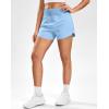 imageG Gradual Womens Running Shorts with Mesh Liner 3quot Workout Athletic Shorts for Women with Phone PocketsLight Blue