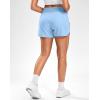 imageG Gradual Womens Running Shorts with Mesh Liner 3quot Workout Athletic Shorts for Women with Phone PocketsLight Blue