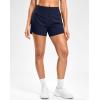 imageG Gradual Womens Running Shorts with Mesh Liner 3quot Workout Athletic Shorts for Women with Phone PocketsNavy Blue