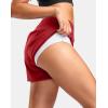 imageG Gradual Womens Running Shorts with Mesh Liner 3quot Workout Athletic Shorts for Women with Phone PocketsRed