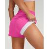 imageG Gradual Womens Running Shorts with Mesh Liner 3quot Workout Athletic Shorts for Women with Phone PocketsSizzling Pink