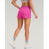 imageG Gradual Womens Running Shorts with Mesh Liner 3quot Workout Athletic Shorts for Women with Phone PocketsSizzling Pink
