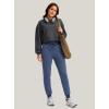 imageG Gradual Womens Sherpa Fleece Lined Pants with Zipper Pockets Winter Warm Joggers High Waisted Fleece SweatpantsDark Blue