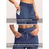 imageG Gradual Womens Sherpa Fleece Lined Pants with Zipper Pockets Winter Warm Joggers High Waisted Fleece SweatpantsDark Blue