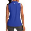imageG Gradual Womens Sleeveless Golf Polo Shirts Tennis Quick Dry Collared Tank Tops VNeck Polos for WomenRoyal Blue