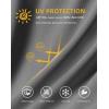imageMens Sun Protection Shirts UPF 50 Long Sleeve Hoodie with 2 Pockets UV SPF Fishing Hiking Rash Guard ShirtsDark Grey