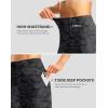 imageWomens Athletic Shorts with Zipper Pocket 7quot High Waisted Stretchy Bermuda Shorts for Women Workout Running CasualGrey Camo