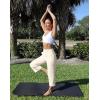 imageWomens Capri Pants with Pockets High Waist Yoga Pants Wide Leg Workout Crop Summer Pants for Casual Travel ExerciseCreamy