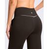 imageWomens Capri Pants with Pockets High Waist Yoga Pants Wide Leg Workout Crop Summer Pants for Casual Travel ExerciseFudge Coffee