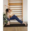 imageWomens Capri Pants with Pockets High Waist Yoga Pants Wide Leg Workout Crop Summer Pants for Casual Travel ExerciseNavy Blue
