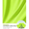 imageWomens Sleeveless Golf Shirt Zip Up Quick Dry Collared Tank Tops Racerback Tennis Athletic Polo Shirts for WomenFluorescent Green