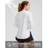 imageWomens Sun Shirts UPF 50 Long Sleeve UV Protection Shirt Lightweight Quick Dry Workout Hiking Tops for WomenAwhite