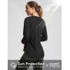 imageWomens Sun Shirts UPF 50 Long Sleeve UV Protection Shirt Lightweight Quick Dry Workout Hiking Tops for WomenBlack