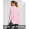 imageWomens Sun Shirts UPF 50 Long Sleeve UV Protection Shirt Lightweight Quick Dry Workout Hiking Tops for WomenCrystal Pink