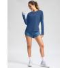 imageWomens Sun Shirts UPF 50 Long Sleeve UV Protection Shirt Lightweight Quick Dry Workout Hiking Tops for WomenDark Blue