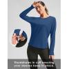 imageWomens Sun Shirts UPF 50 Long Sleeve UV Protection Shirt Lightweight Quick Dry Workout Hiking Tops for WomenDark Blue