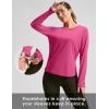 imageWomens Sun Shirts UPF 50 Long Sleeve UV Protection Shirt Lightweight Quick Dry Workout Hiking Tops for WomenGranita Pink