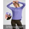 imageWomens Sun Shirts UPF 50 Long Sleeve UV Protection Shirt Lightweight Quick Dry Workout Hiking Tops for WomenHeather Purple