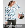 imageWomens Sun Shirts UPF 50 Long Sleeve UV Protection Shirt Lightweight Quick Dry Workout Hiking Tops for WomenLeaf