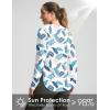 imageWomens Sun Shirts UPF 50 Long Sleeve UV Protection Shirt Lightweight Quick Dry Workout Hiking Tops for WomenLeaf