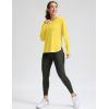 imageWomens Sun Shirts UPF 50 Long Sleeve UV Protection Shirt Lightweight Quick Dry Workout Hiking Tops for WomenLemon Yellow