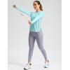 imageWomens Sun Shirts UPF 50 Long Sleeve UV Protection Shirt Lightweight Quick Dry Workout Hiking Tops for WomenLight Green
